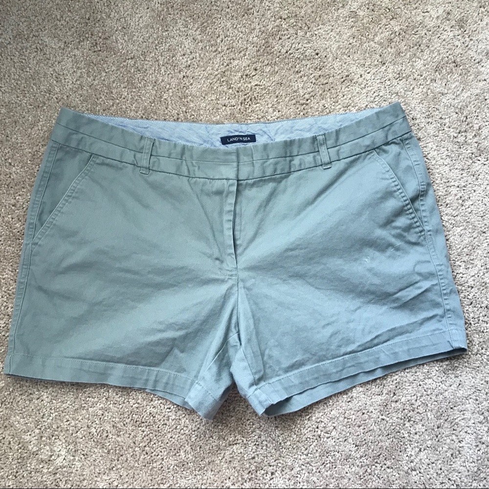Olive green shorts